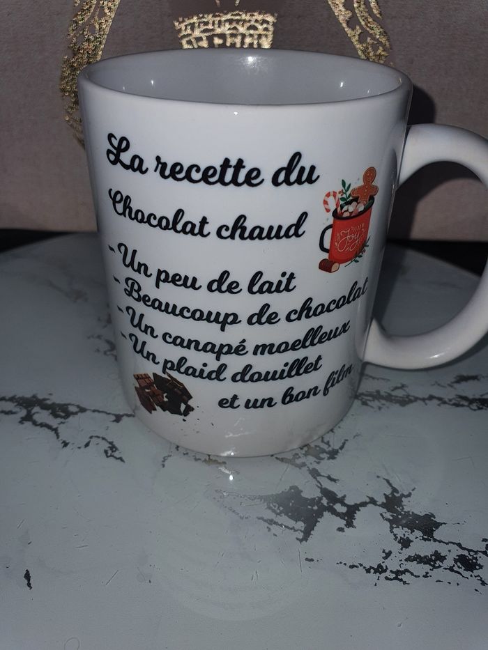 Mug recette du chocolat
