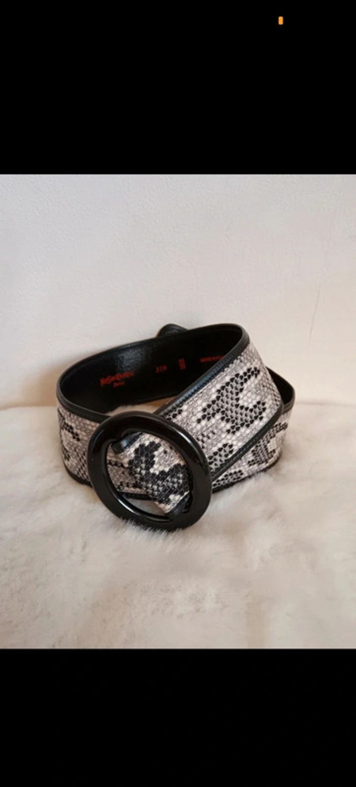 Yves Saint Laurent | Ceinture vintage en passementerie - photo numéro 5