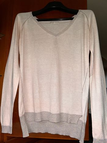 Pull rose col v 38/40 Peace n’ love