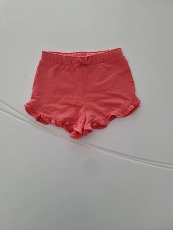 Short molleton corail 23 mois