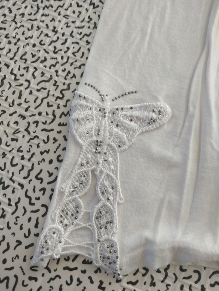 Legging blanc femme - photo numéro 2