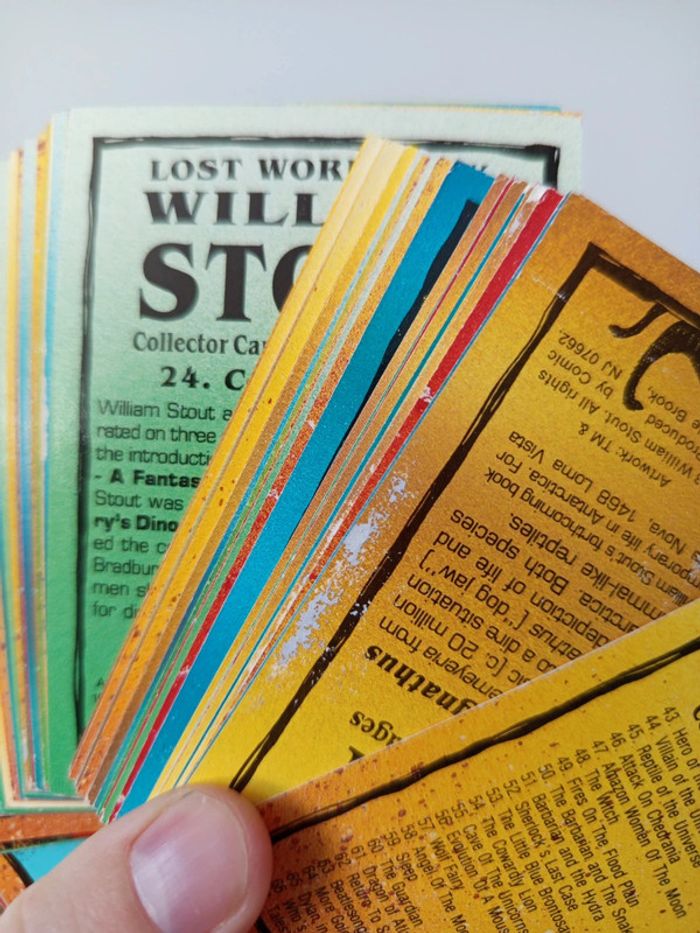 Lot cartes lost worlds by william stout - photo numéro 13
