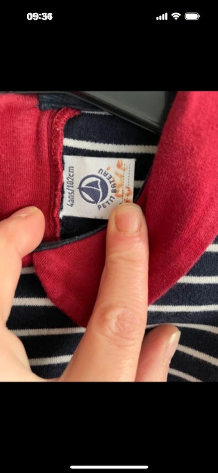 Robe Petit Bateau taille 4 ans - photo numéro 3