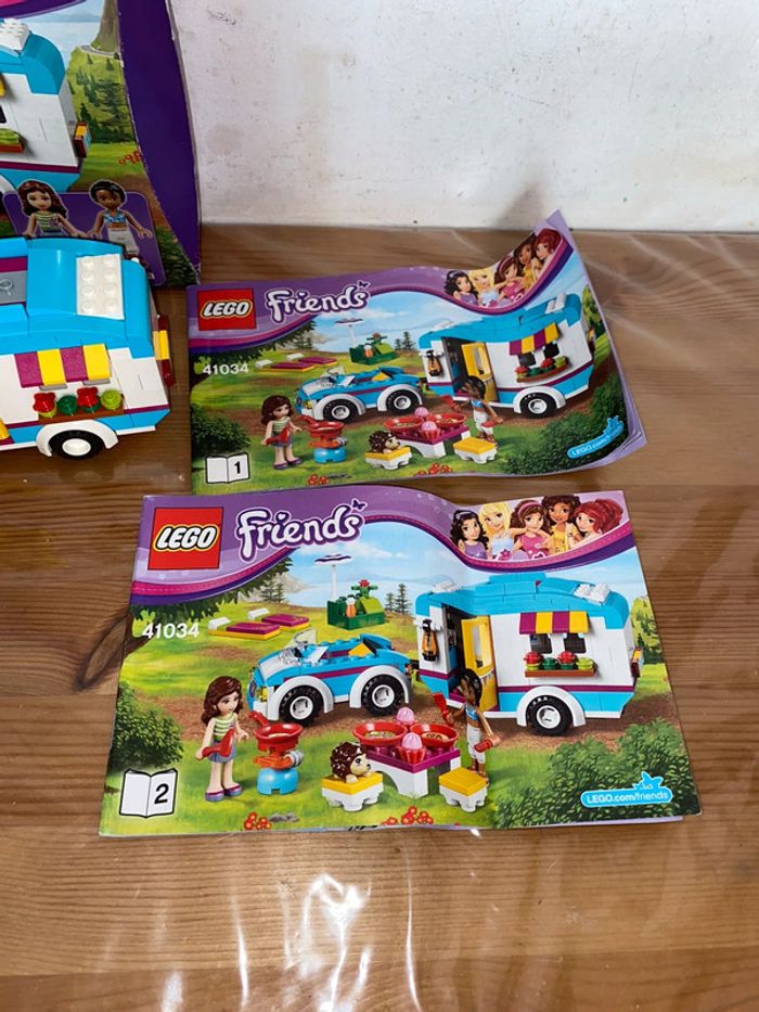 Lego Friends  41034 la caravane des vacances avec boîte et notices - photo numéro 3