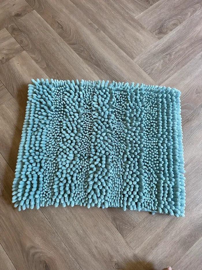 Tapis de bains bleu - photo numéro 2