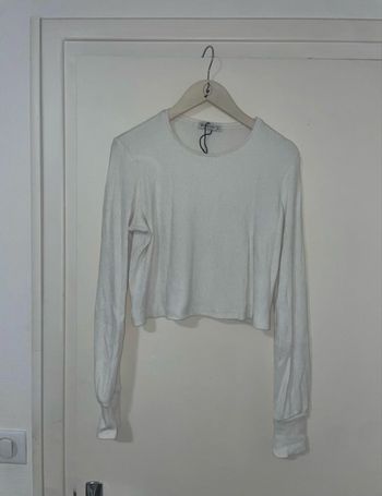Pull blanc  stradivarius taille L 