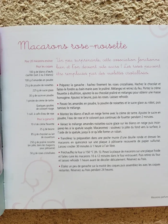 Livre de cuisine "Macarons et Millefeuilles" Natacha Arnoult - photo numéro 6