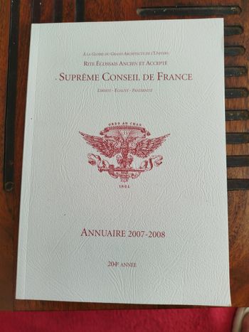 Livre suprême conseil de France