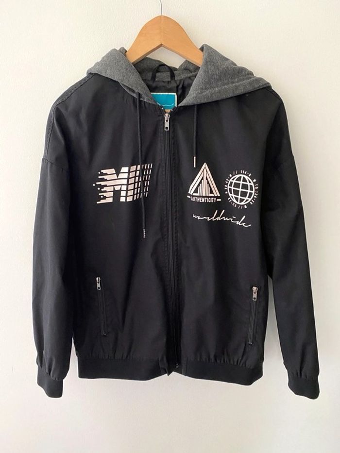 Veste mi saison unisexe à capuche