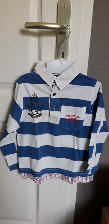 Tee-shirt bleu blanc