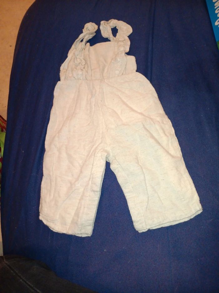 Combi salopette 9mois crème moucheté kiabi pas de vinted go