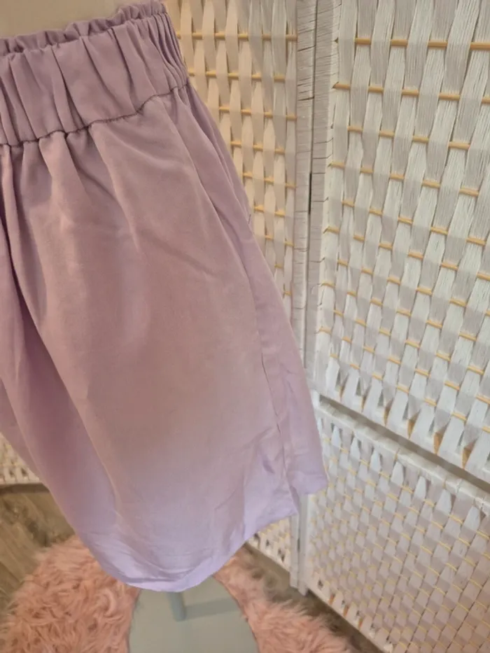 💕joli short taille haute fluide Mauve - tendance et féminin TS / 36 bizzbee 💕 - photo numéro 10