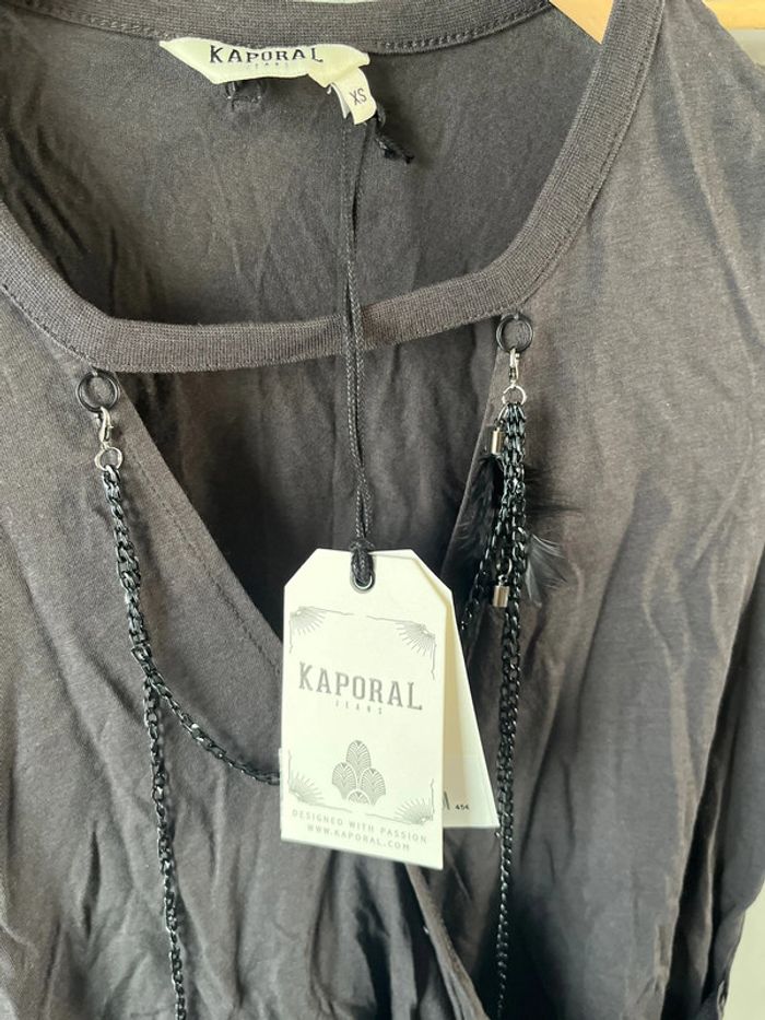 TEE shirt femme Kaporal Jeans taille xs neuf avec étiquette - photo numéro 4