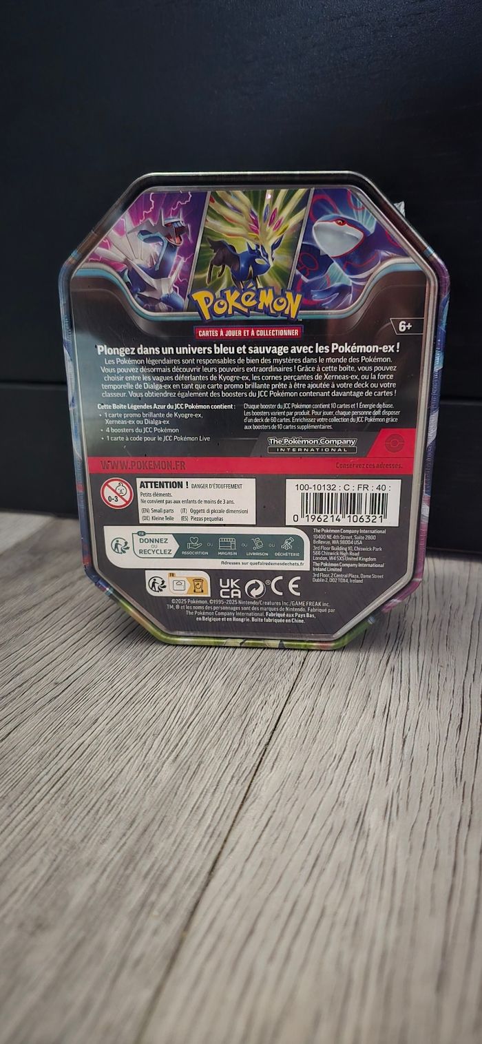 Pokemon pokebox kyogre ex - photo numéro 2