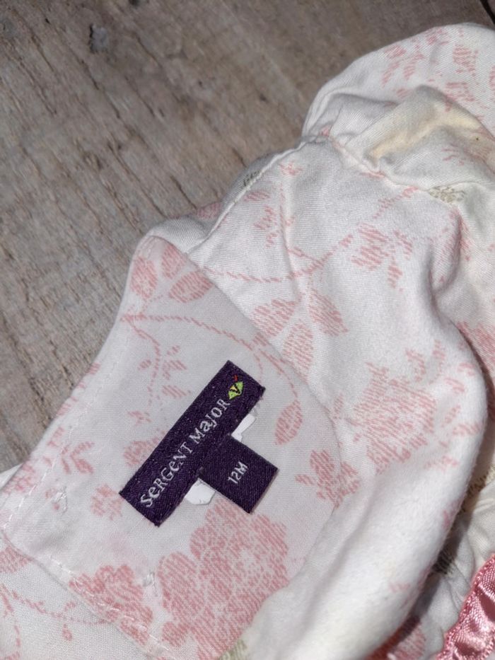 Tee shirt manche courte blouse fille 12 mois - photo numéro 2