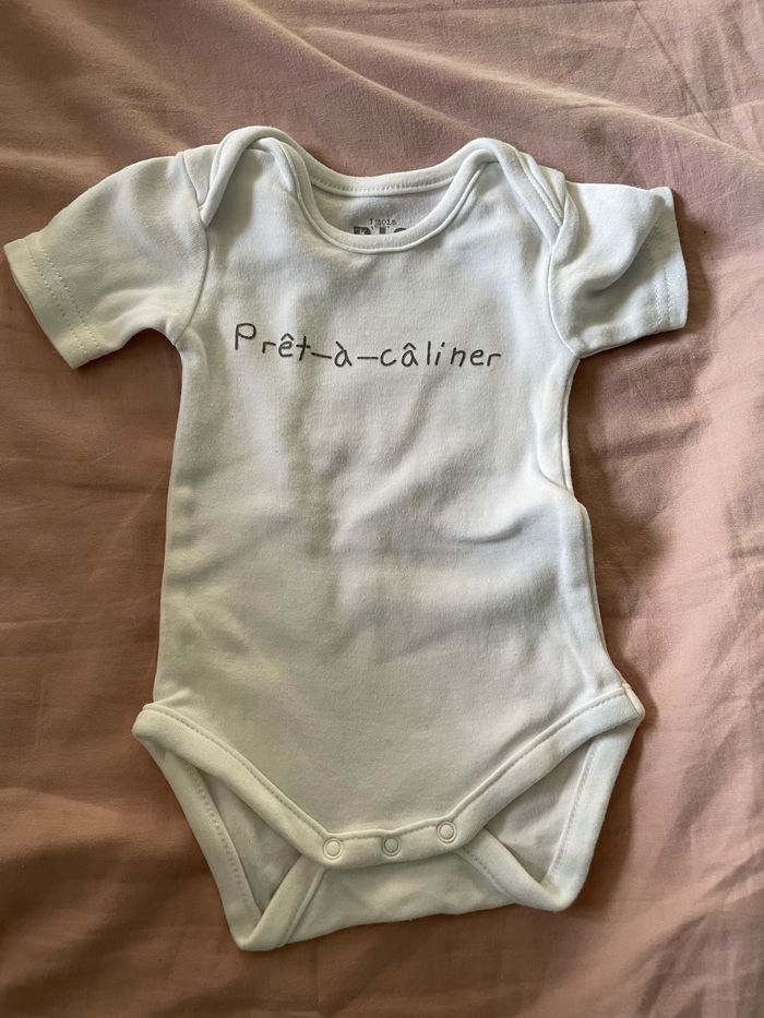 7 bodies manches courtes 1 mois - photo numéro 7