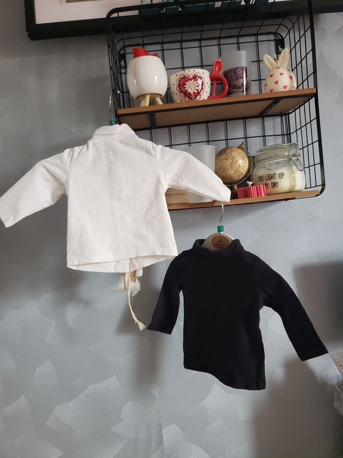 Lot de 2 sous pulls 🎀 Kiabi 3 mois 3€ - photo numéro 2