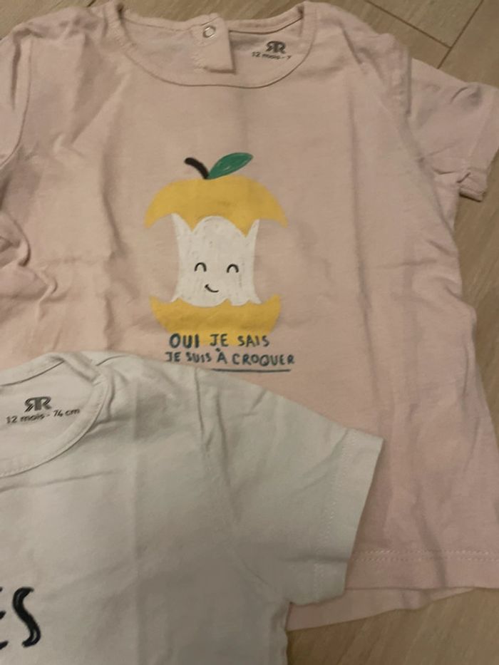Lot de 3 t-shirts la redoute 12 mois - photo numéro 3