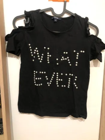 Tee shirt manche courte épaule dénudés