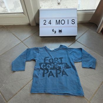 T-shirt manche longue 23 mois