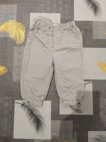 Pantalon fille 12 mois 74 cm