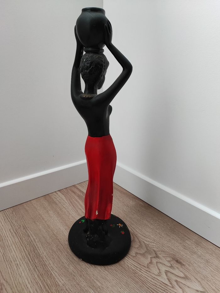 Figurine africain en plâtre - photo numéro 2