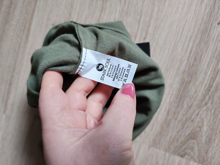 Bonnet vert kaki en coton neuf Stark Soul - photo numéro 5