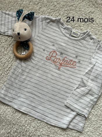 T shirt manche longue 24 mois