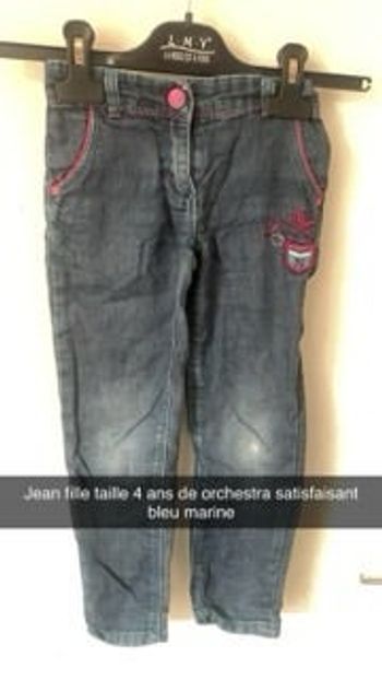 Jean fille taille 4 ans