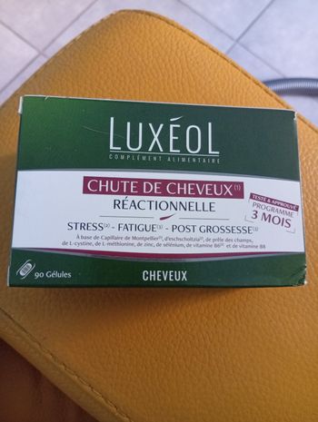 Luxeol chute de cheveux 3 mois