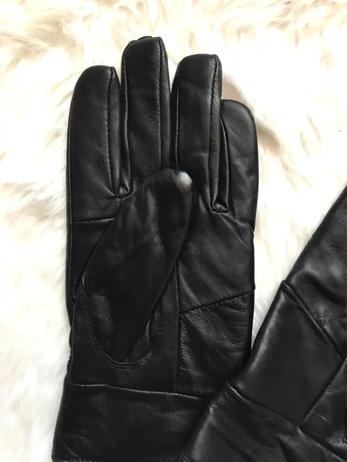 Gants simili cuir taille unique neuf avec étiquettes - photo numéro 5