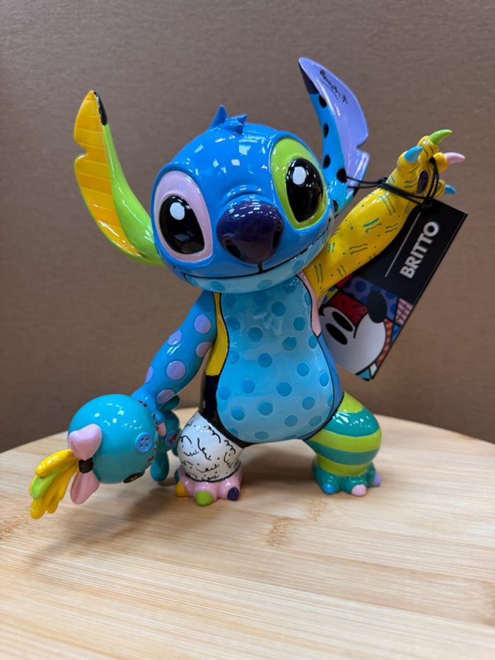 Figurine Stitch et Souillon – Disney by Britto Officielle