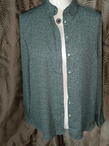 Chemise Fluide-Kaki- Taille 38