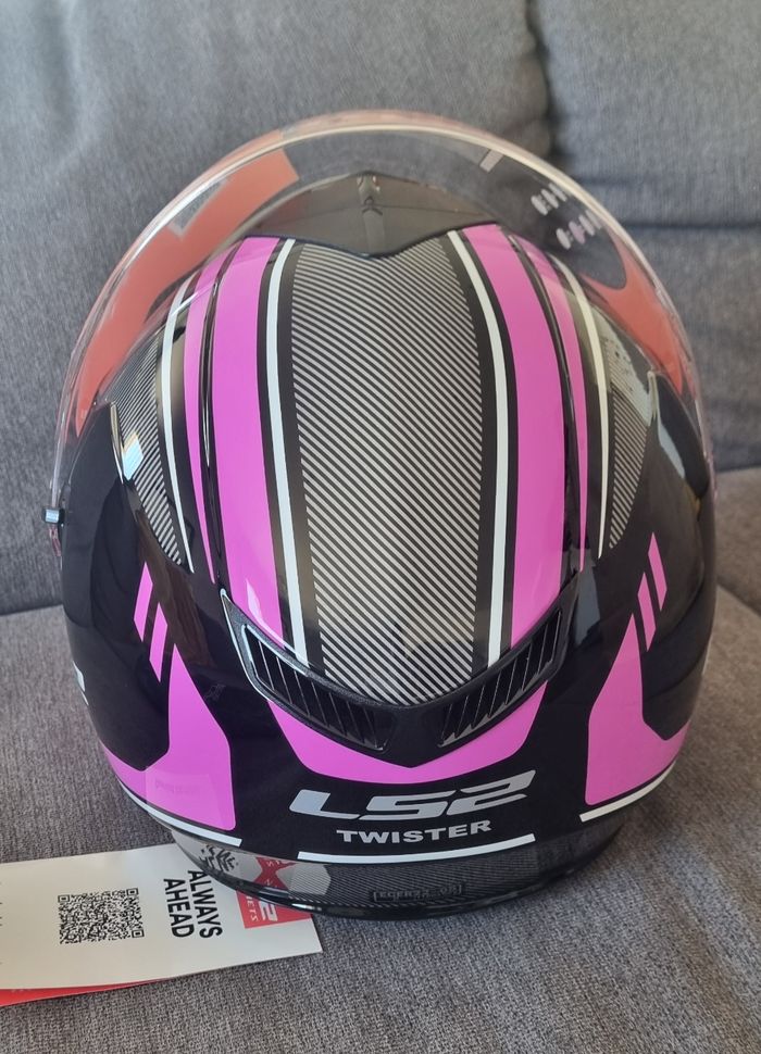 Casque de moto LS2 twister II flix taille M - photo numéro 9