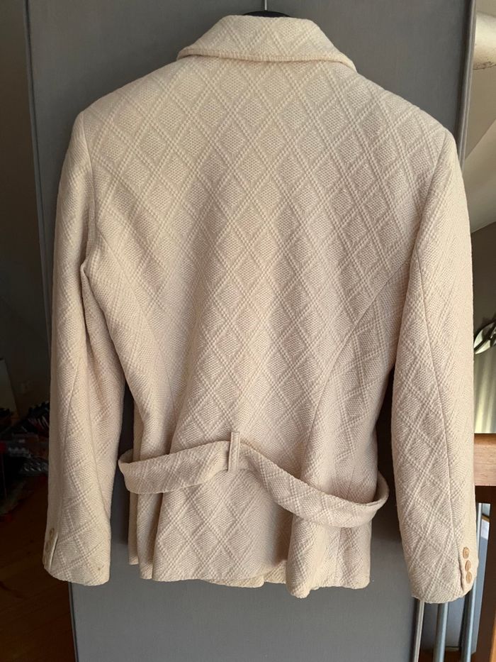 Veste tailleur écru -blaser - photo numéro 2