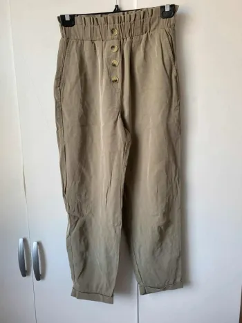 Pantalon cargo droit S 36 Zara