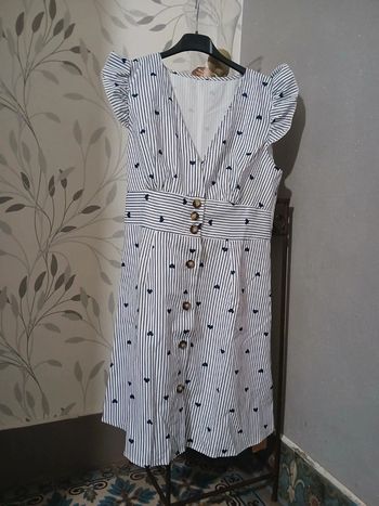 Robe d été boutonnée Shein neuve avec étiquette Taille M