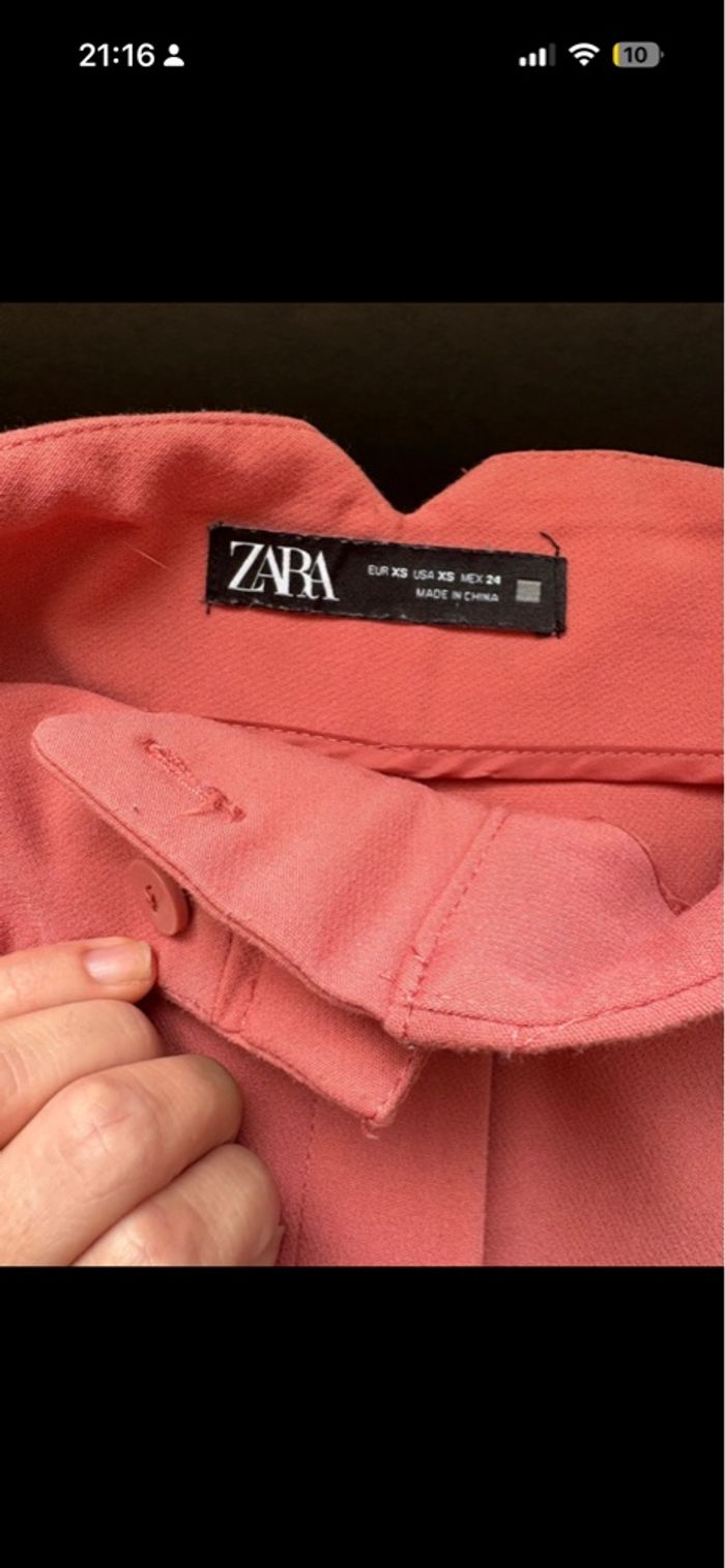 Pantalon droit rose - photo numéro 2