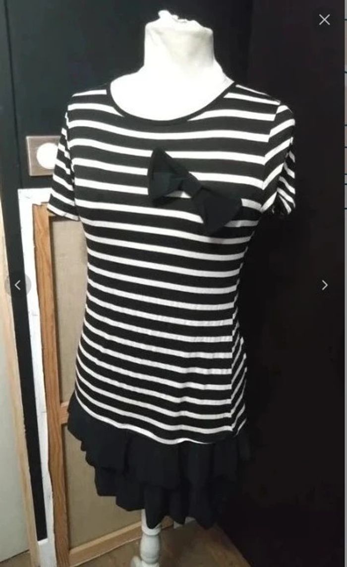 Robe été neuve marinière t 36