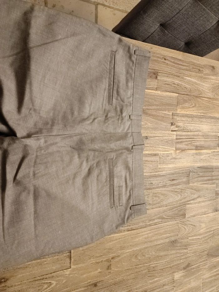 Pantalon de costume lin et polyester - photo numéro 9