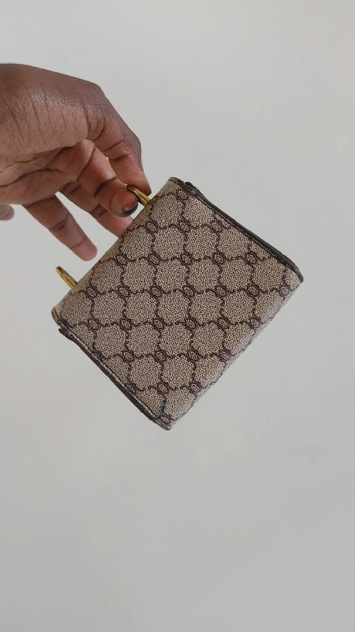 Petite pochette sac à main motif damier - photo numéro 5