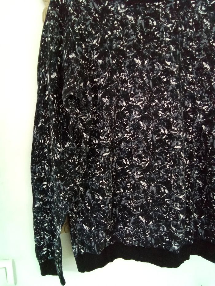 Pull léger à motifs noirs et gris Brice taille XL - photo numéro 5