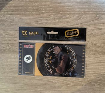 Golden / Black Ticket - Gajeel - Fairy Tail - édition limité - N°410/2000!