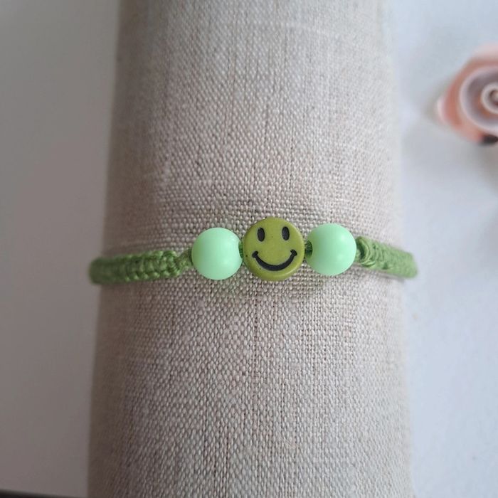 (Réduction) Bracelet avec perles vertes - photo numéro 2
