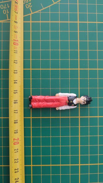 Jouet ancien vintage dans l'état mini figurine dragon ball z Gohan étudiant AB Toys 6 cm 1989 #SP