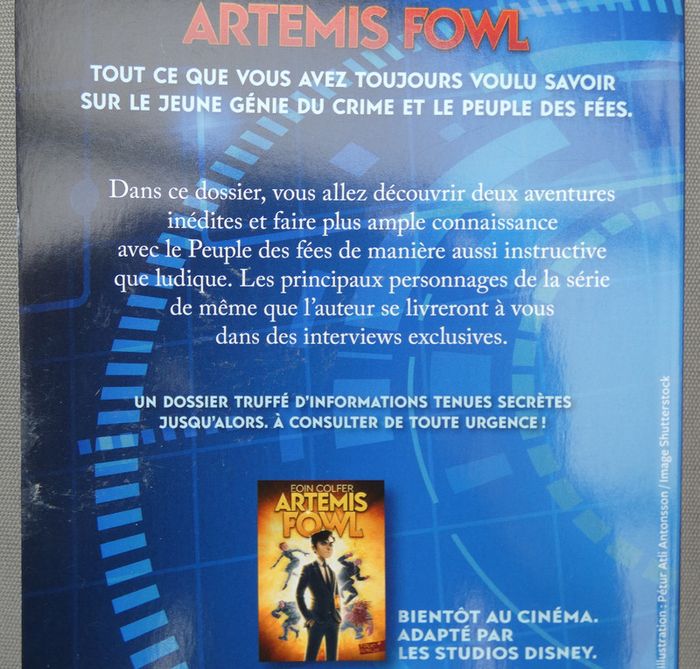 Livre "le dossier Artémis Fowl" neuf - photo numéro 5