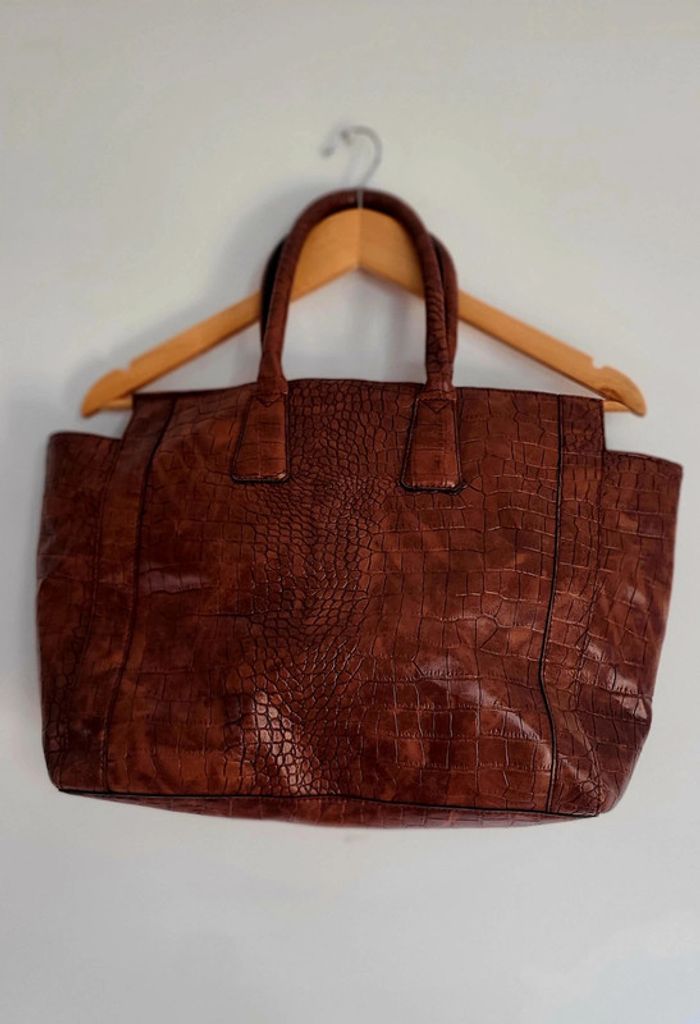Sac marron Mango