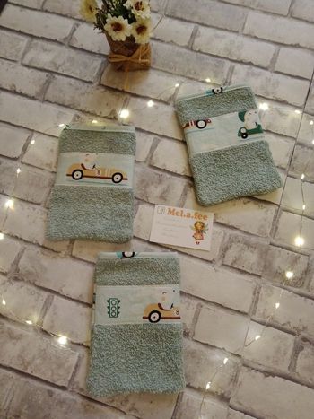 Lot de gant de toilettes