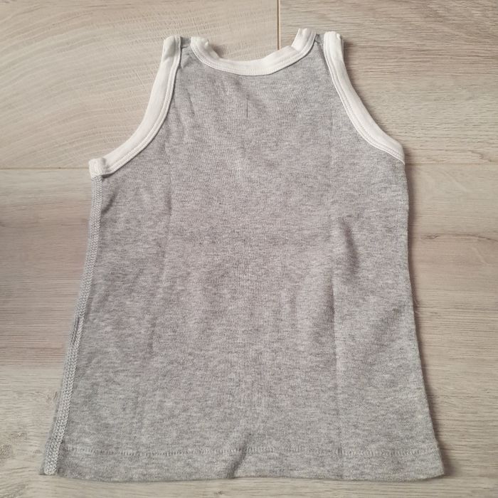 Débardeur tee-shirt 2 ans gris petit bateau garçon - photo numéro 3
