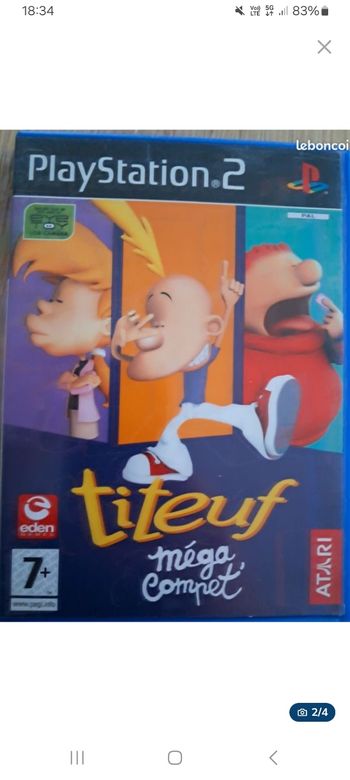 Titeuf méga compet PlayStation 2